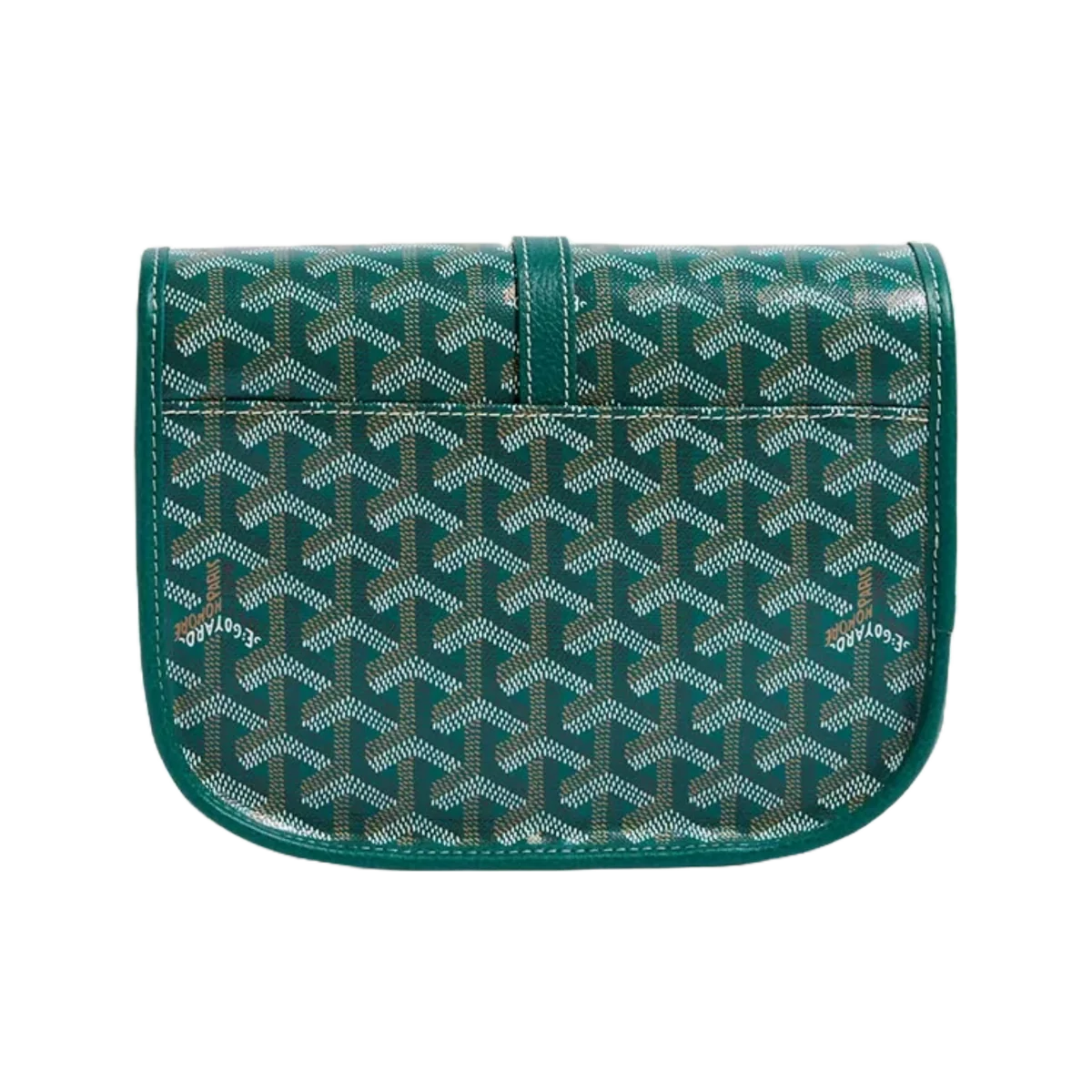 Green Goyard Belvedere Messenger Bag