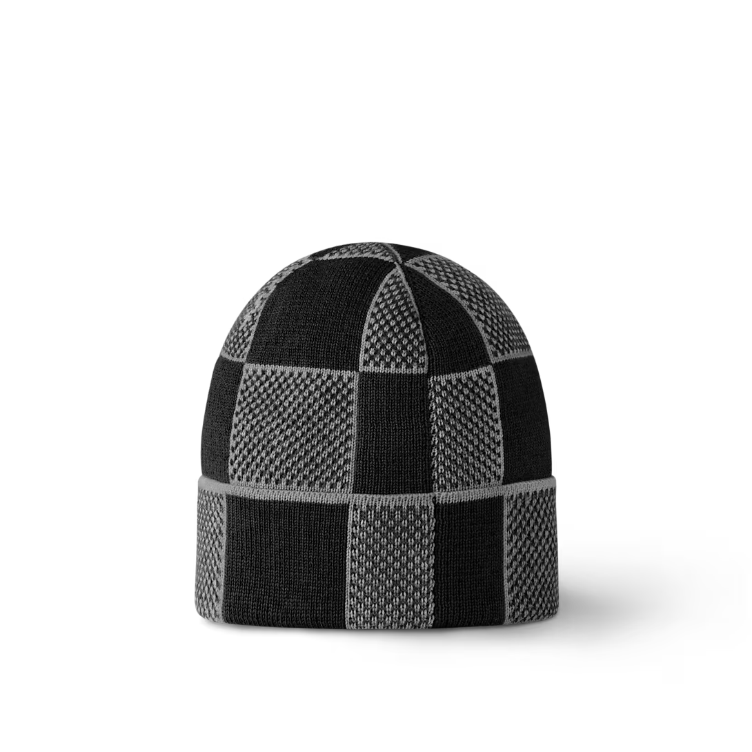 Louis Vuitton Damier Heritage Beanie Black