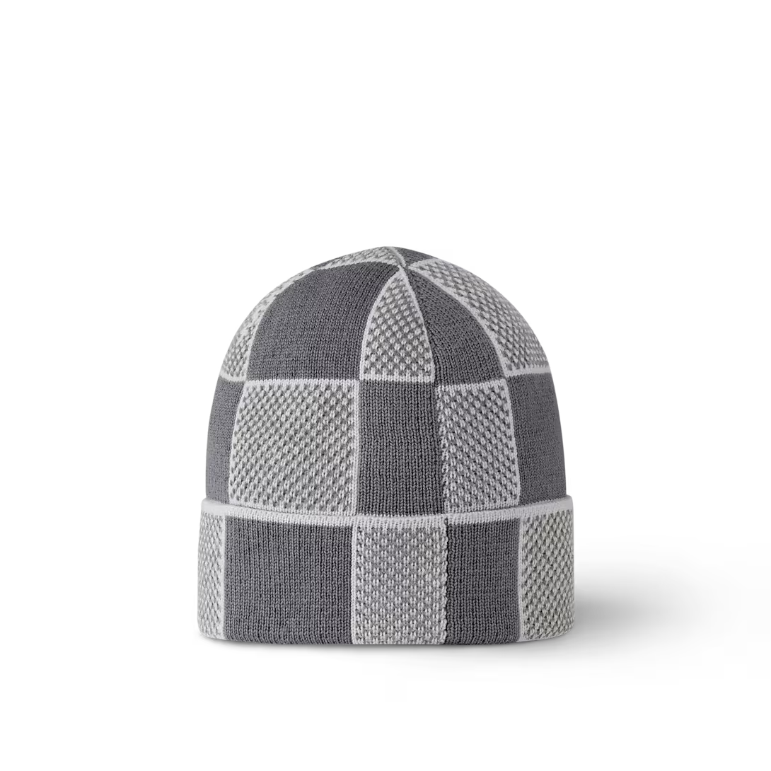 Louis Vuitton Damier Heritage Beanie Dark Grey