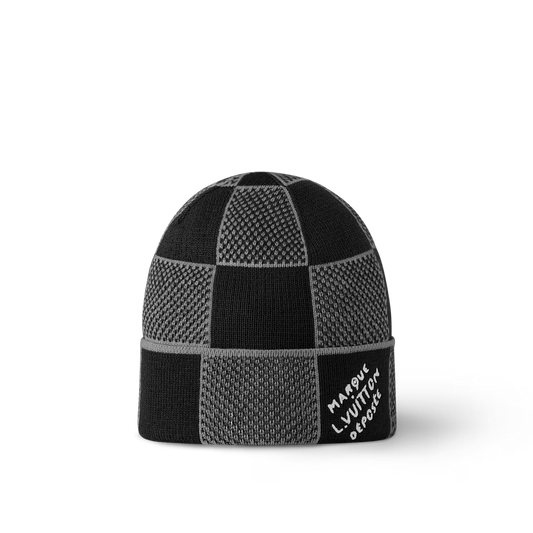 Louis Vuitton Damier Heritage Beanie Black
